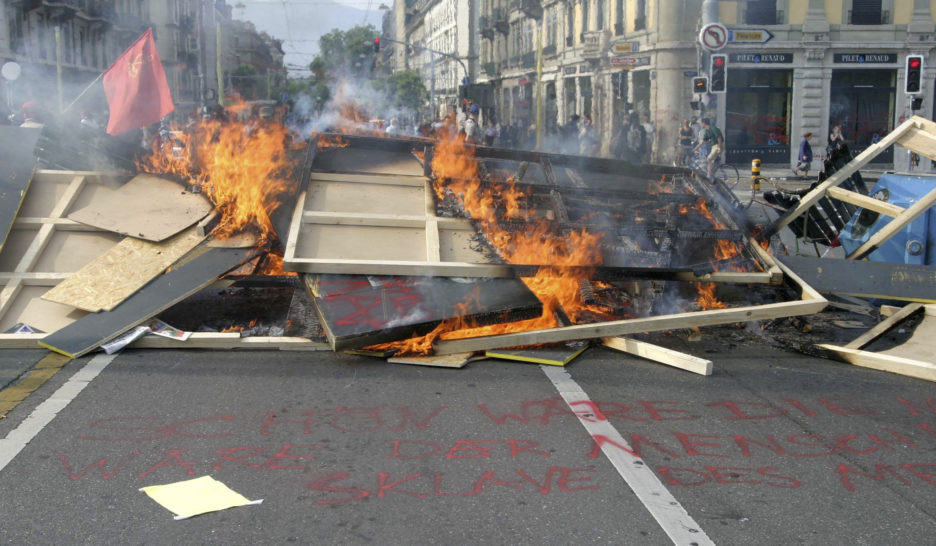 Demonstration Anti-g8 Geneva